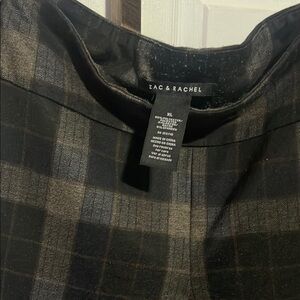 Zac & Rachel Black Plaid pull on stretch pant